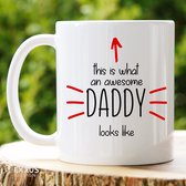 Best Dad mok - Vaderdag - Vaderdag cadeau - Verjaardagscadeau voor papa - Cadeau - Verjaardag cadeau man - Cadeau voor man - Mokken - Theeglazen - Koffiekopjes