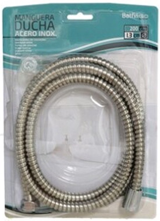 Gerimport Doucheslang 200 cm met douchekop aansluiting RVS bol