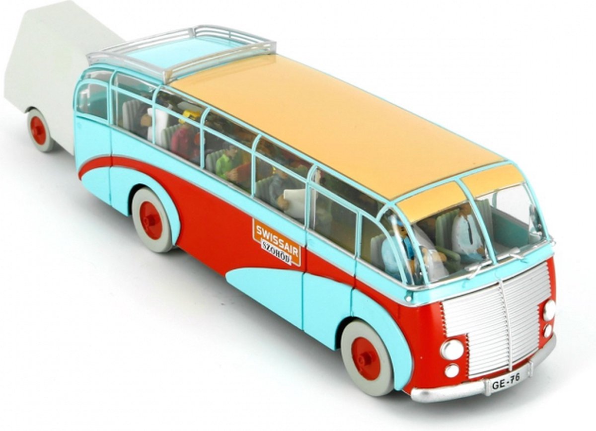 Kuifje auto - Saurer 3 CH bus uit de zaak Zonnebloem