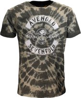 Avenged Sevenfold a7x Deathbat Crest Dip Dye T-Shirt - Officiële Merchandise