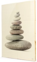 Stones - 2x3 Steigerhout Tegeltableau