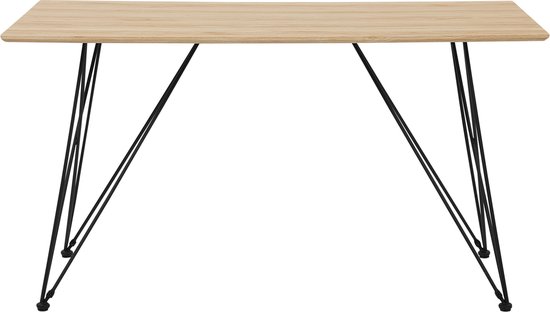 KENTON - Eettafel - Lichte houtkleur - 80 x 140 cm - MDF