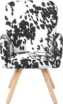 BJARN - Fauteuil - Wit - Polyester