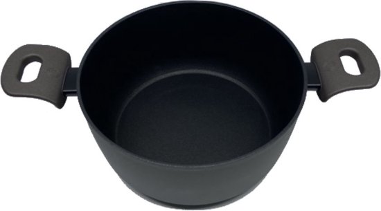 Pentole Agnelli Poêle évasée haute anti-adhésive à induction, aluminium