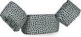 HappySwimmer® - Puddle Jumper zwembandjes/zwemvest voor peuters en kleuters mint/groen met Cheetah print