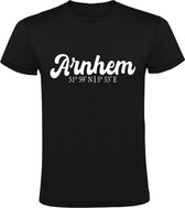 Arnhem Coordinaten Heren T-shirt