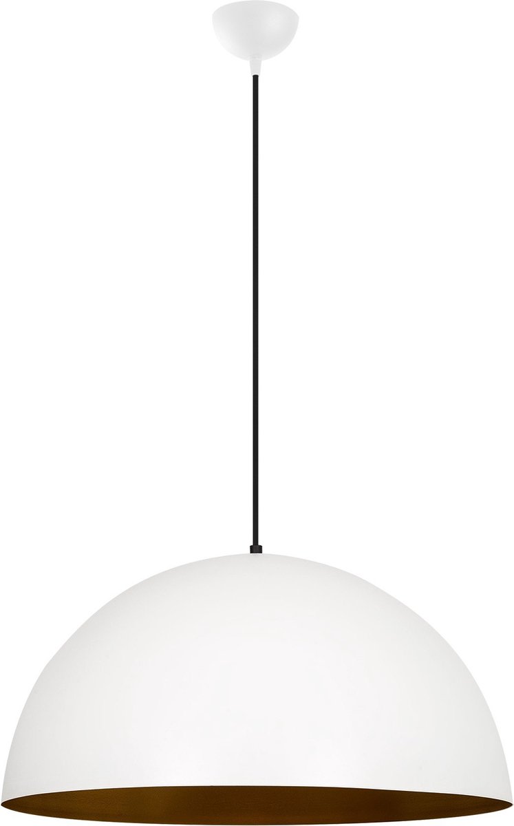 Sivani Kroonluchter | METALEN BEHUIZING | Wit, Goud - Emob - Hanglampen - Wit; Goud - Metaal