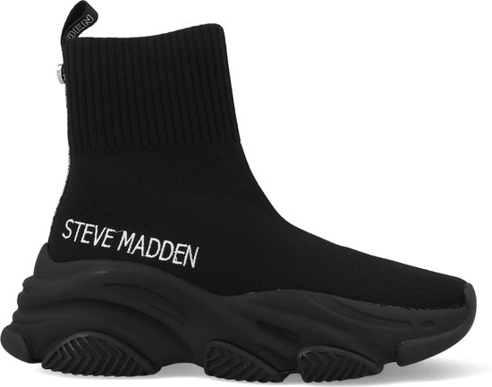 Steve Madden Prodigy dames sneaker - Zwart zwart - Maat 42