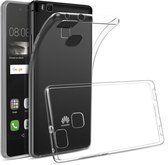 Geschikt voor Huawei P9 Lite Flexibele Siliconen Case Versterkte Hoeken Dun Transparant