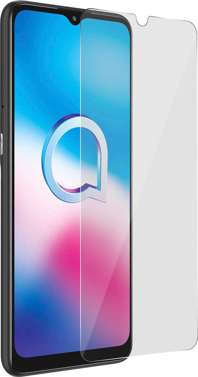 Gehard Glas Geschikt voor Alcatel 3X 2020 9H Anti-vlekken Zwart