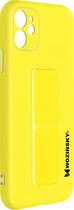 Wozinsky vouwbare magnetische steun Geschikt voor Apple iPhone12 Mini silicone hoes geel