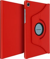 Geschikt voor Samsung Galaxy Tab S6 Lite Flip Cover 360° Roterende Standaard rood