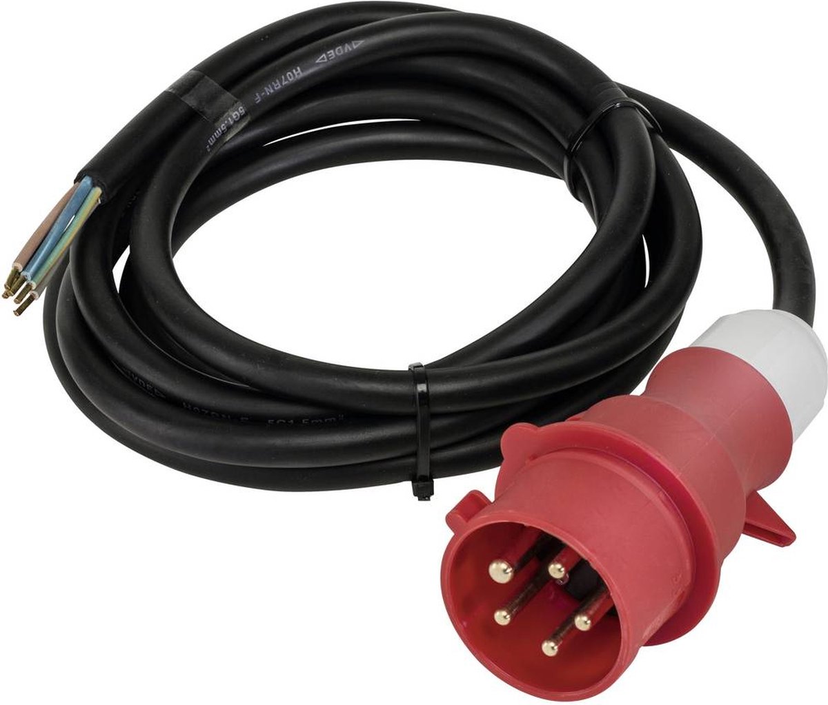 AS Schwabe 70970 Aansluitkabel Stroom Zwart, Rood 5.00 m