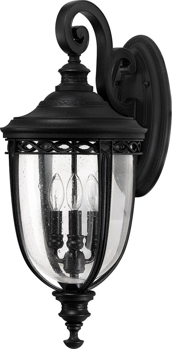 Steady Lighting - Wandlamp - Zwart - 32.5 x 26.7 x 0 cm- Geschikt voor woon en eetkamer