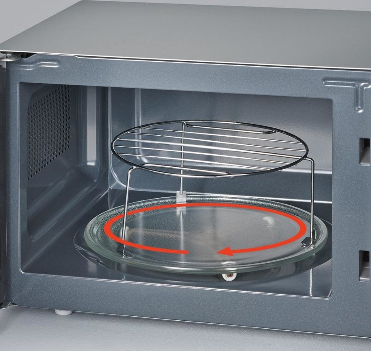 Severin MW 7773 - Combi Magnetron met Grill en Hetelucht - 20 Liter - 10 Vermogensstanden – Pizzafunctie — afbeelding 4
