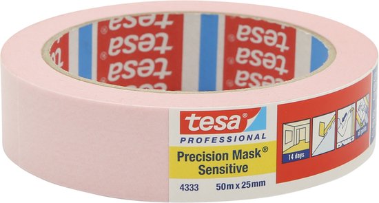Masque de précision Tesa tape 25 mm x 50 m rose | bol