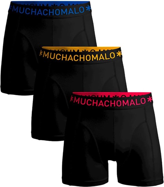 Muchachomalo Heren Boxershorts - 3 Pack - Maat M - 95% katoen - Mannen Onderbroeken
