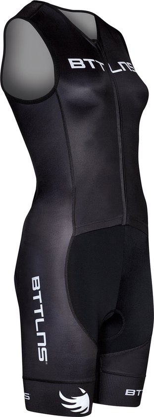 Foto: Bttlns trisuit triathlon pak trisuit mouwloos dames rapine 2 0 zwart xl