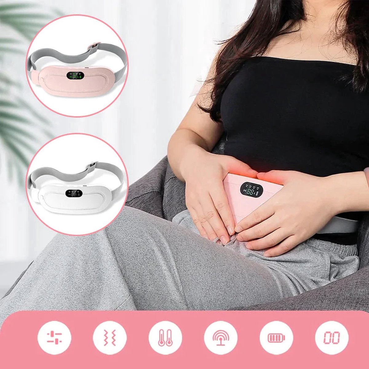 Menstruatie warmteband - Massage thumbnail 4