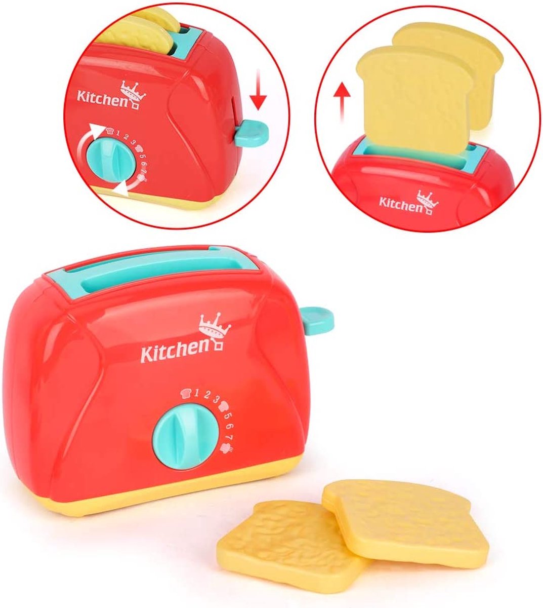 Jouets de cuisine simulés pour enfants - mixeur - grille-pain -  presse-agrumes 