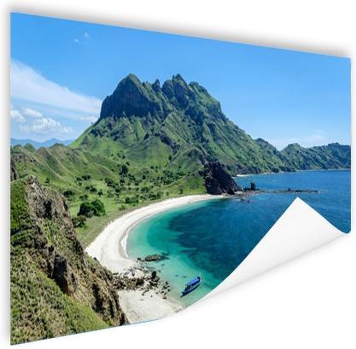 Poster Uitzicht over Padar eiland - 60x40 cm