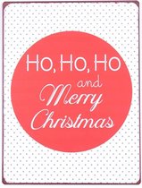Tekstbord: HO - HO - HO and Merry Christmas
