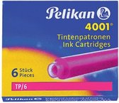46x Pelikan inktpatronen 4001 roze