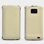 Rock Leather Flip Case Creamy White Samsung Galaxy SII i9100