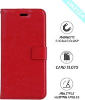 Etui Portefeuille Huawei P9 - Rouge