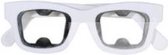 Partybril flesopener (wit)