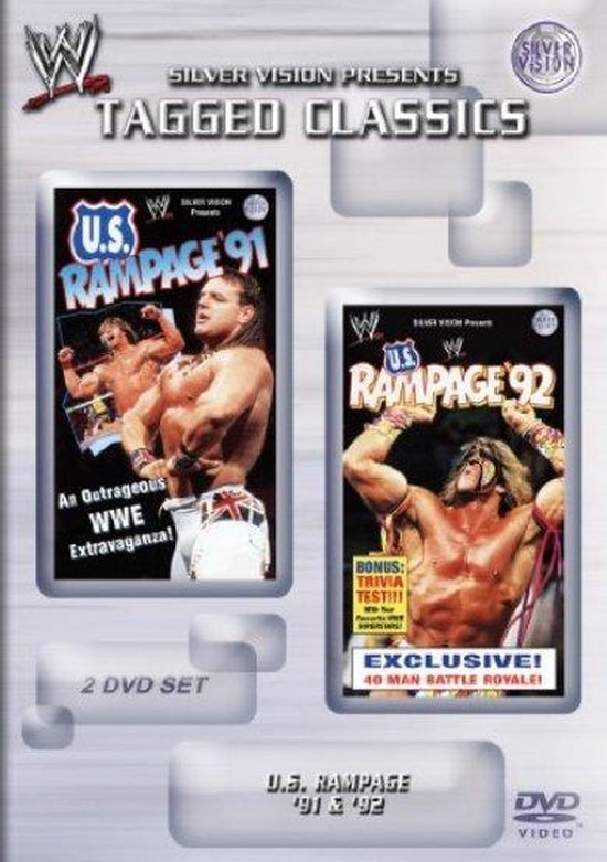 Cover van de film 'WWE - U.S. Rampage '91 & U.S. Rampage '92'