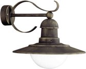 PALERMO wall lantern BlackBrush 1x60W