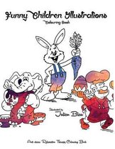 Funny Children Illustrations - Colouring Book