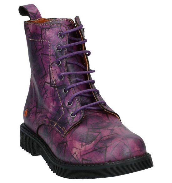 Art - A958 - Schoenen met rits en veter - Meisjes - Maat 37 - Paars;Paarse  - cerise | Bestel nu!