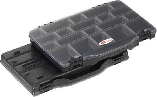 Panaro 396 Boîte de pêche double face «Slim» - 276 × 186 × 59 mm