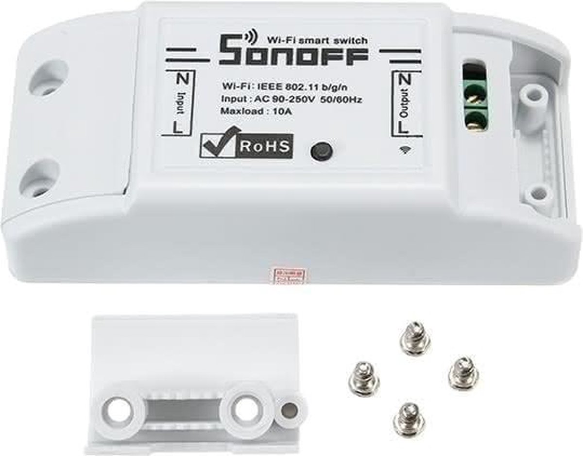 5 stks SONOFF® Basic DIY WIFI Draadloze Schakelaar Voor Smart Home Met ABS Shell Mobiele APP Timer Socket