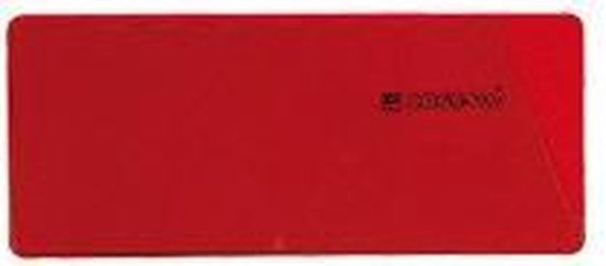 Coroset magnetische etikethouder, 100/VE, 137x58mm, rood