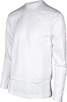 Piva schooluniform t-shirt lange mouwen  jongens - wit - maat XS/14 jaar
