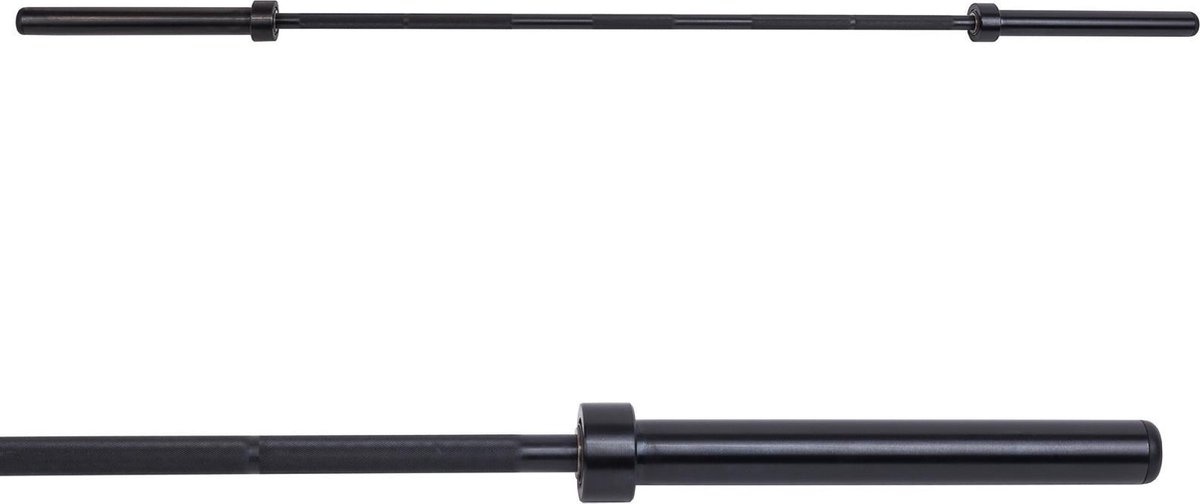 Taurus Premium halterstang 50 mm zwart staal | Barbell halter