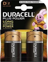 Duracell Plus power Duralock D2 duo pack MN1300