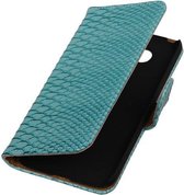 Turquoise Slang booktype cover hoesje voor LG G5