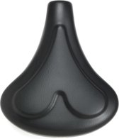Fijn FN704 Fietszadel Zwart - Extra Comfort Topping