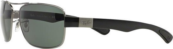 Ray-Ban RB3522 004/71 - zonnebril - Staalgrijs / Groen Klassiek G-15 - 61mm - Ray-Ban
