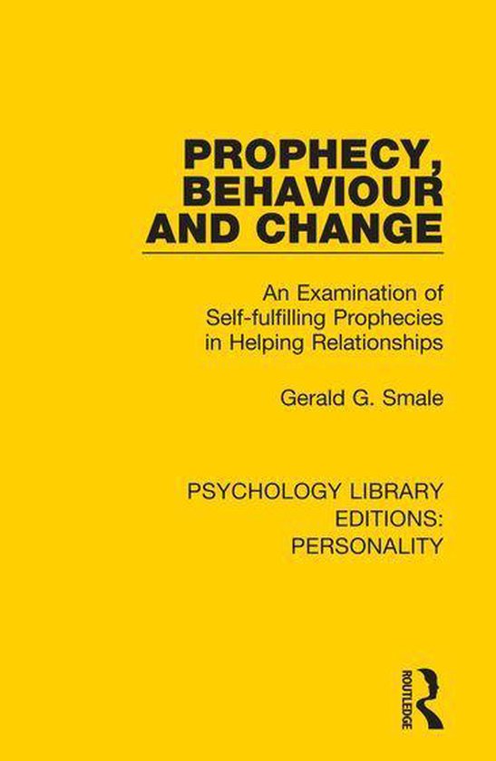 Psychology Library Editions: Personality - Prophecy, Behavio ... - cover