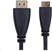 Mini HDMI Naar HDMI Kabel Adapter Verloop Stekker Converter - 1,5 Meter