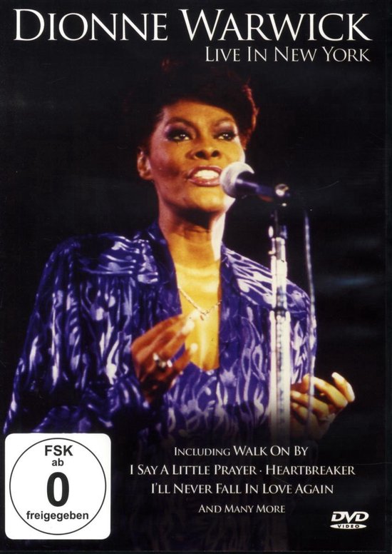Cover van de film 'Dionne Warwick - Live In New York'