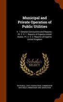 Municipal and Private Operation of Public Utilities