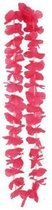 6x Hawaii krans met roze bloemen