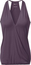 Yoga-Racerback V-Neck "ala" - elderberry M Loungewear shirt YOGISTAR