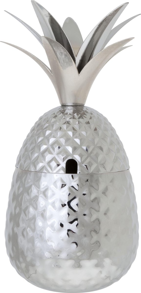 Cosy&Trendy Ananas Beker - 0L8 - Zilverkleurig